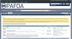 Desktop Screenshot of forum.pafoa.org